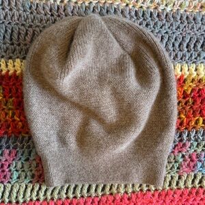 Slouchy WaySoft Cashmere Knit Beanie
